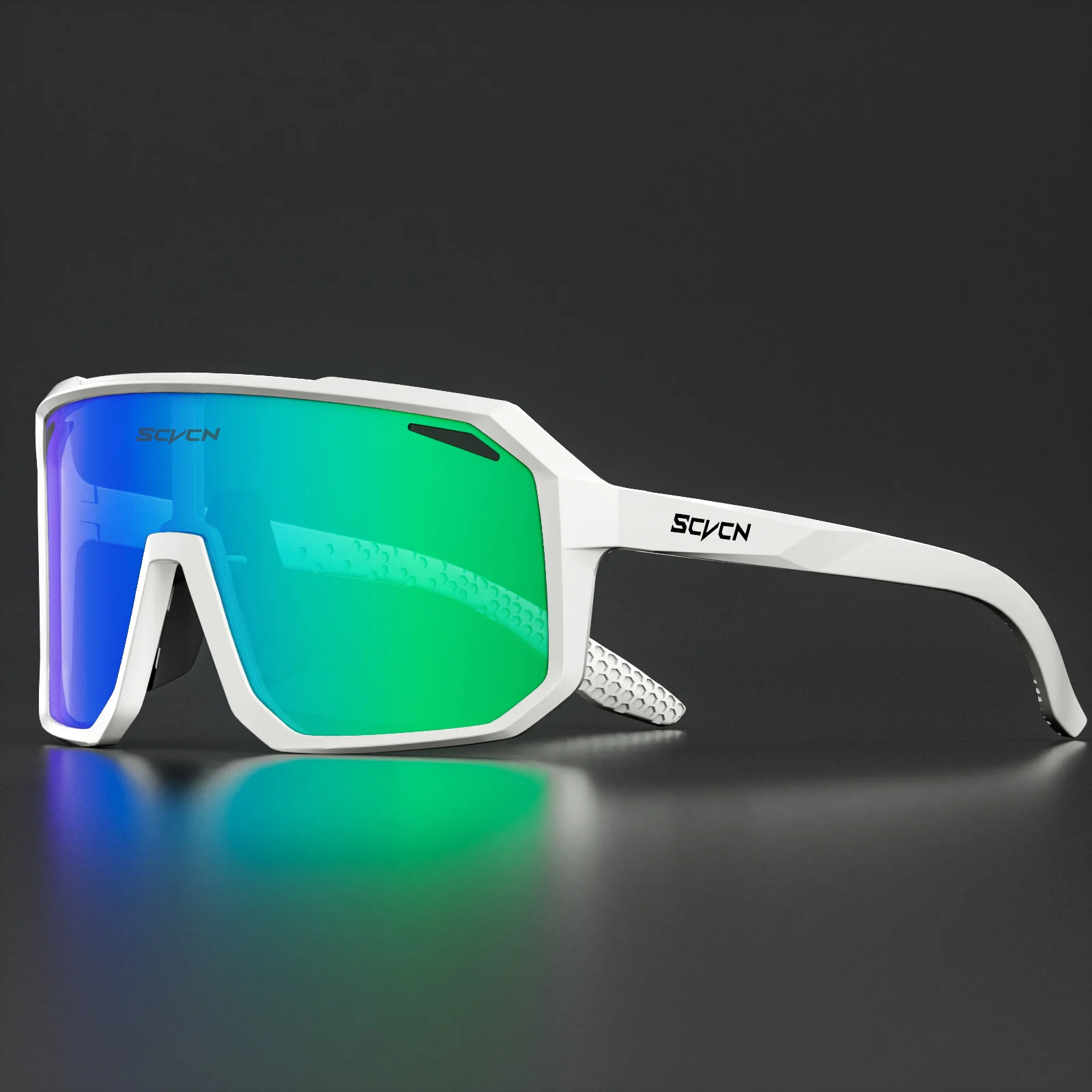 SCVCN-gafas fotocromáticas deportivas para hombre y mujer, lentes de sol para ciclismo con protección UV400, para exteriores, para ciclismo de montaña y senderismo: Multicolor