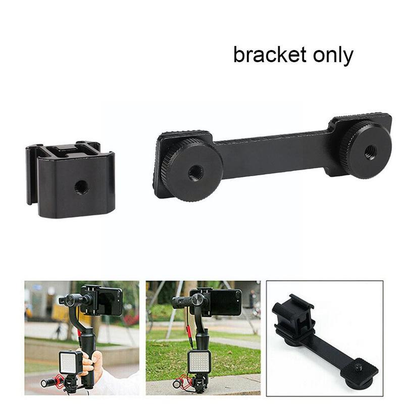 Zubehör für zhiyun smooth  q2 4: dreifach-blitzschuhhalterung, mikrofonadapter, lichthalterung für osmo mobile 3 2 und osmo pock  u0 c 7