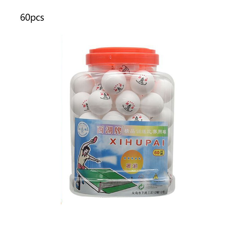 WESTLAKE 5 Star Table Tennis Balls Standard 40+mm ABS Material Ping Pong Balls for Training Amateur Game: BROWN