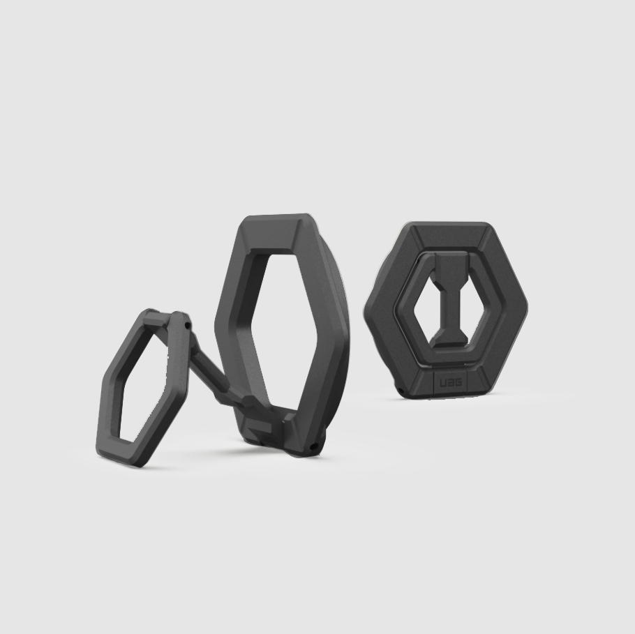 Magnetic Ring Stand for iPhone 16/15/14/13 Pro Max, Removable 360° Rotating Ring Grip & Kickstand for Galaxy S24/S23: Sky Blue