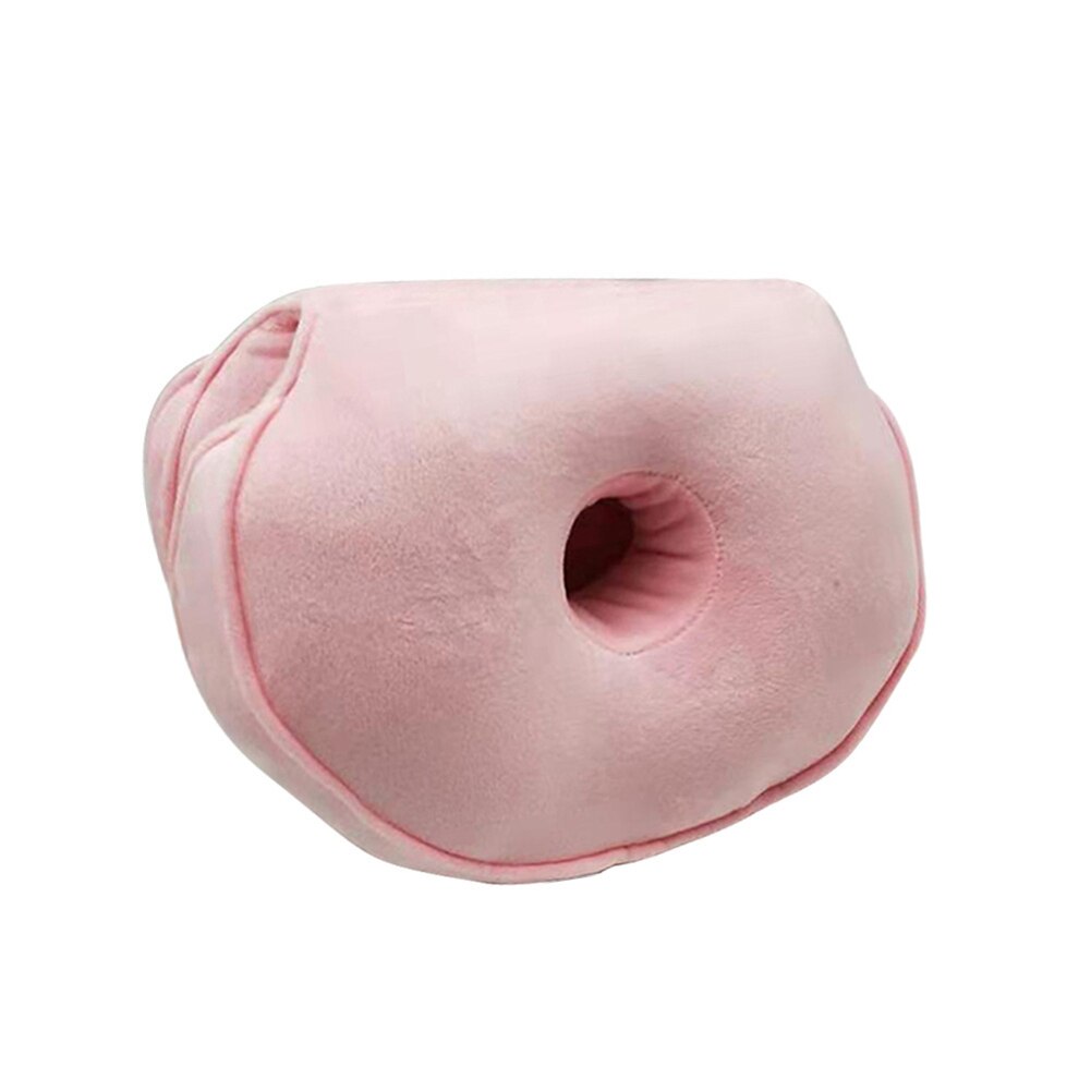 Dual Comfort Orthopedic Cushion Pelvis Pillow Lift Hips Up Seat Cushion Multifunction, for Pressure Relief: Rose Red