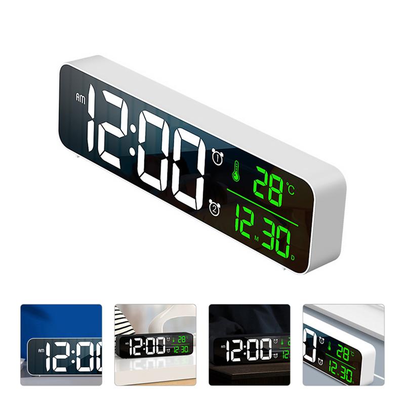 1Pc Digital Alarm Clock Safe Nice Chic LED Digital Clock Wall Clock Housewarming