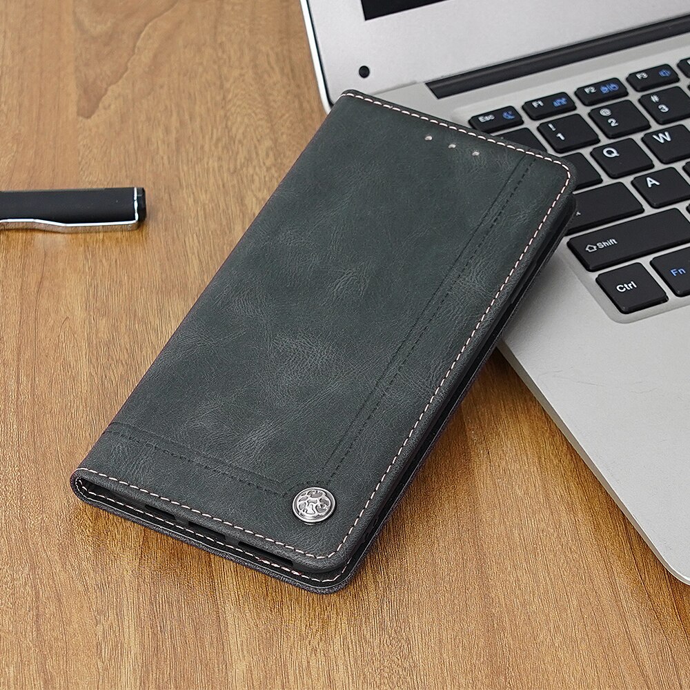 Flip Wallet Case for Doogee N10 N20 N30 N40 Pro Y9 Plus X95 X96 Pro X55 Shoot 1 Cover Leather Book Magnet Phone Bag Coque Funda: Doogee N30 / Black
