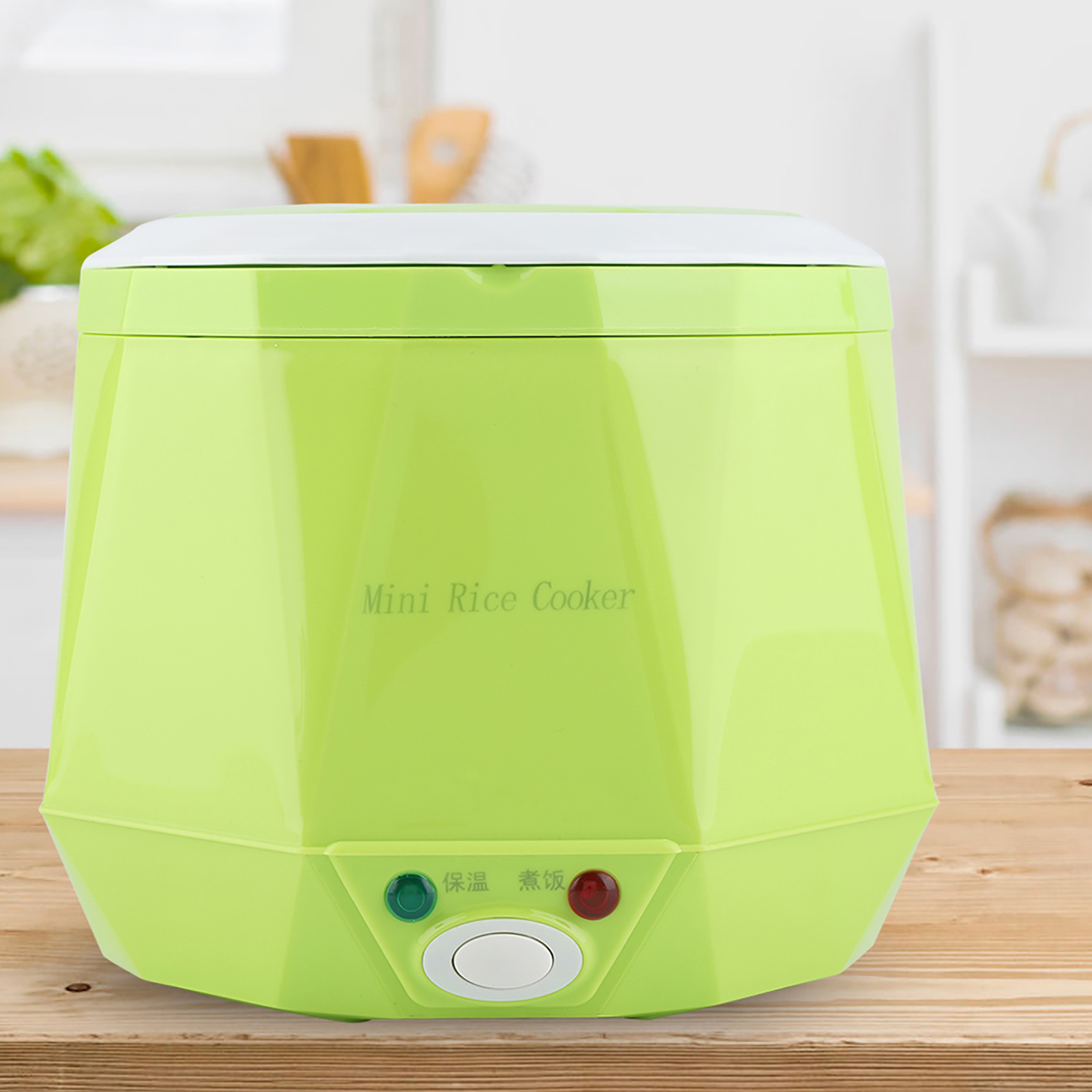 Olla arrocera eléctrica de 24V, olla de cocina multifuncional portátil de 1,6 L, vaporizador de alimentos para camión, olla arrocera eléctrica de 140W