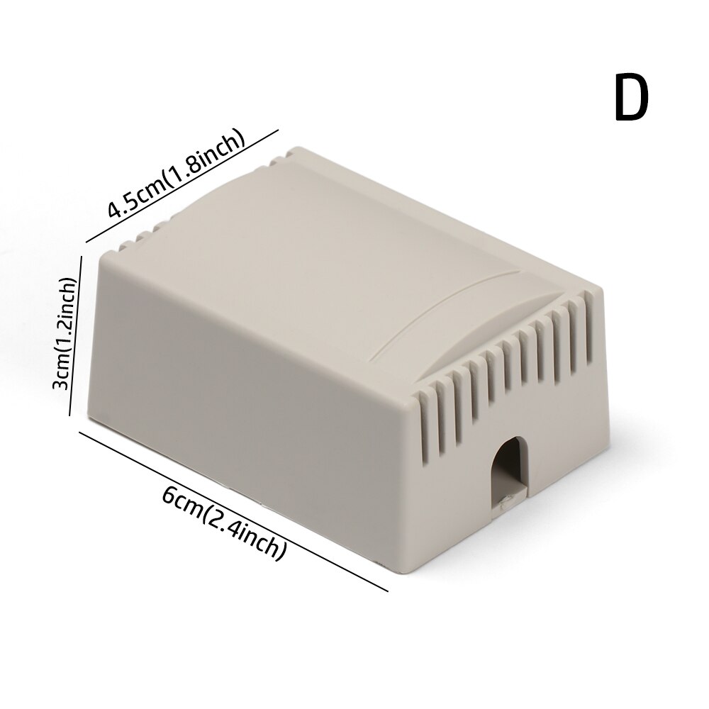 Plastic Electronic Project Box Waterproof White Housing Instrument Case Enclosure Boxes Electrical Home Handmade Tools Supplies