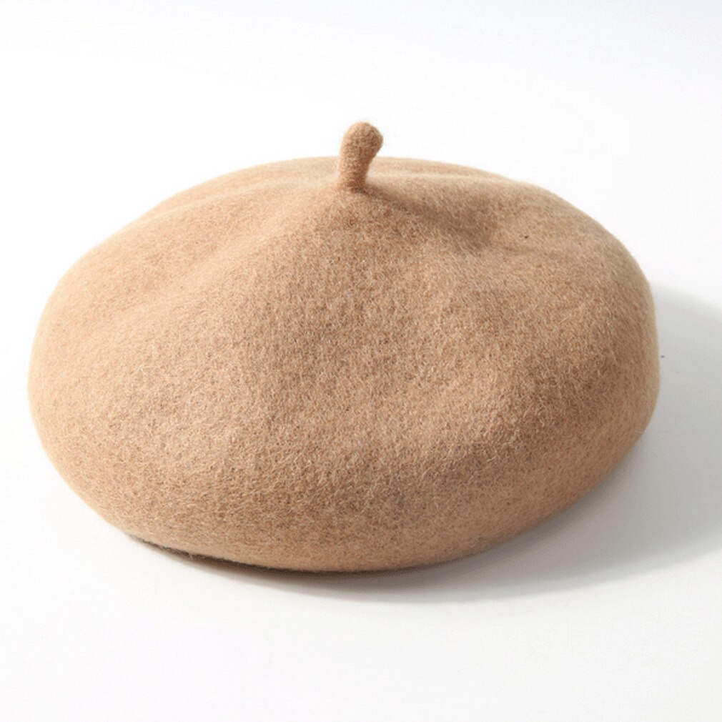 Baby Stuff Accessoires Wol Leuke Baret Meisje Stevige Baretten Herfst Winter Baby Warm Hoed Schilder Hoed Haar Props VOOR 2-5T: CAMEL