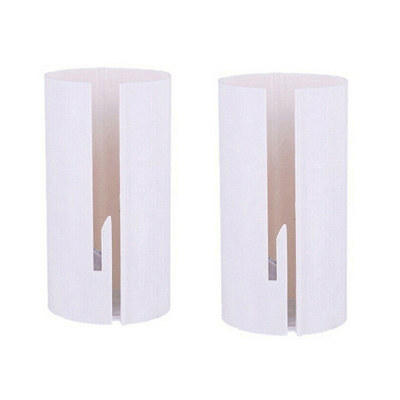 2Pc Wrapping Paper Cutter Christmas Cutting Tools Sliding Wrapping Paper Roll Cutter Cuts the Prefect Line Made Easy Safety Tool: 2PC white