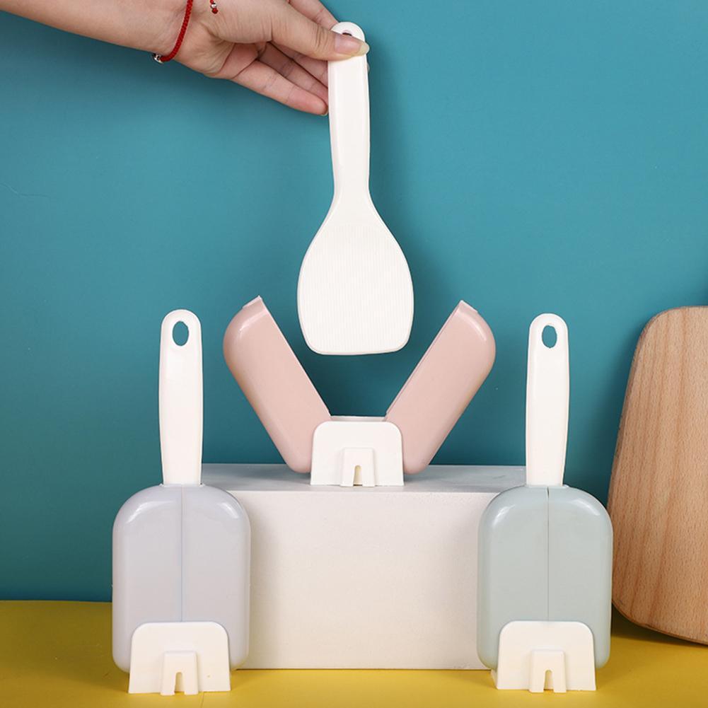 Standing Rice Spoon with Dustproof Detachable Cover Box Kitchen Accessories Kitchen Tools & Gadgets