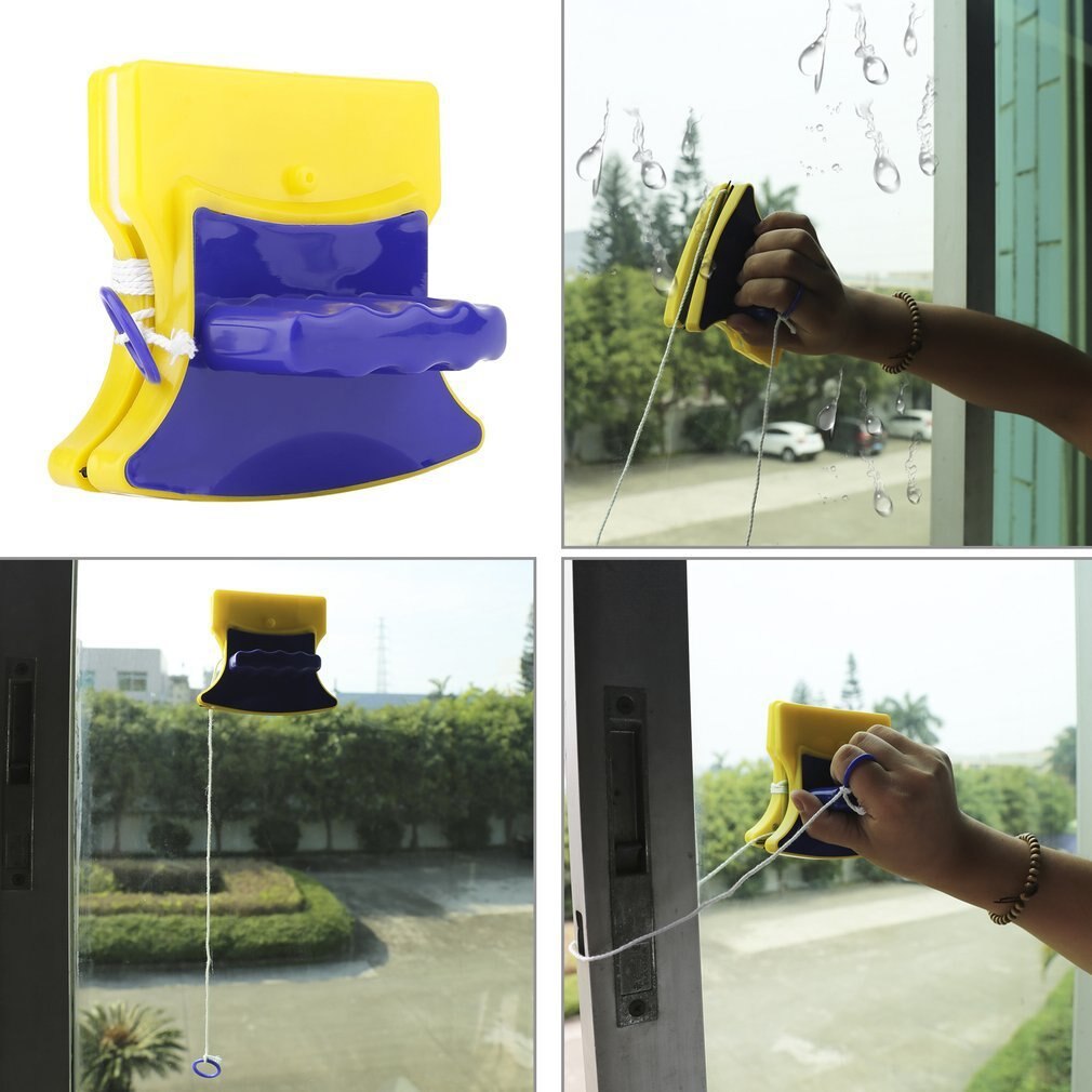 Magnetic Window Cleaner Double Side Glass Wiper Useful Surface Brush High-efficiency Cleaning Tools