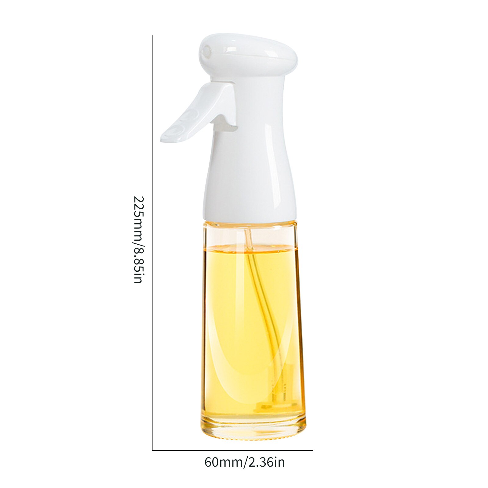 200ml Oil Spray Bottle Cooking Baking Vinegar Mist Sprayer Barbecue Spray Bottle for Kitchen Cooking BBQ Grilling Roasting