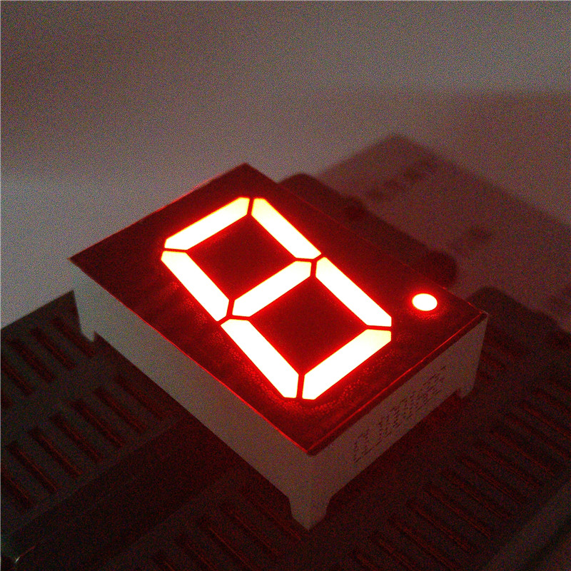 10 Pcs 1 Bit 0.8 Inch Digitale Buis Led Display Rood Licht 7 Segment Common Cathode/Anode 10PIN