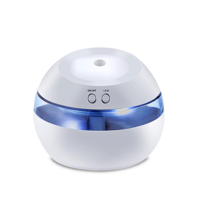 Air Humidifier Ultrasonic Essential Oil Diffuser USB Soft Light Humidifier Car Goods Humidifier Oil Diffuser Air Humidifier: white