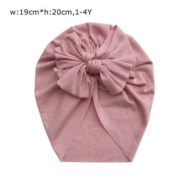 Turbante superelástico para bebé, sombrero fino para niña recién nacida, gorros con lazo de flores para niño pequeño, gorros para bebé , novedad para verano: 3