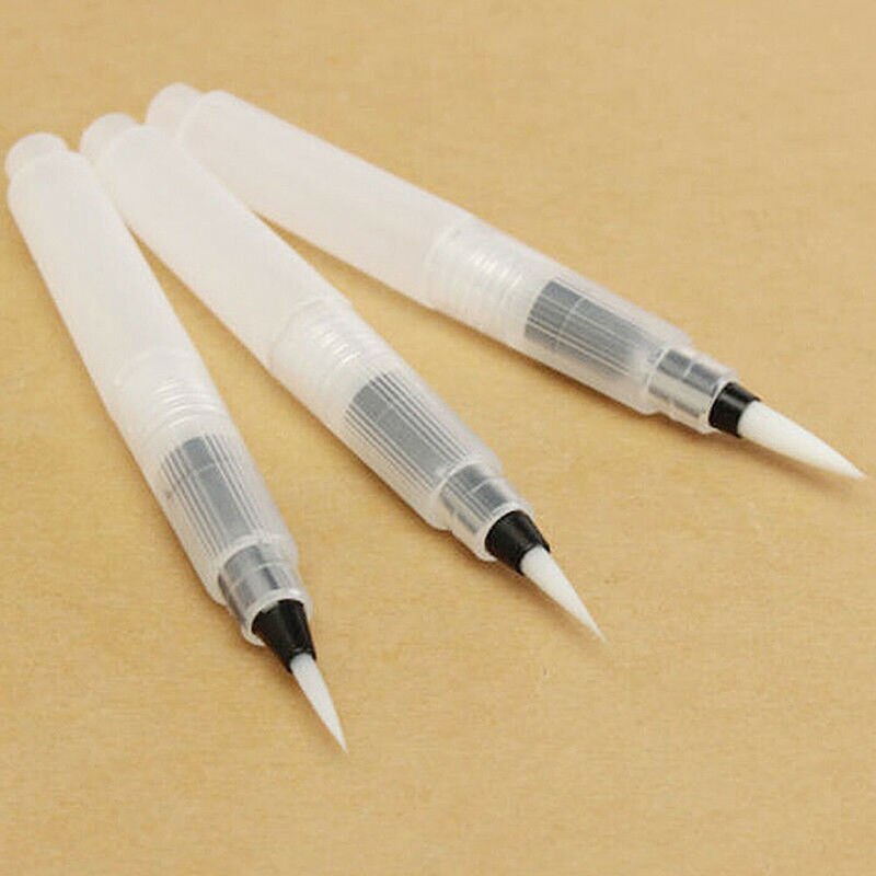Bolígrafo de tinta para acuarela de pincel de agua, dibujo y caligrafía, rotulador de arte para pintar
