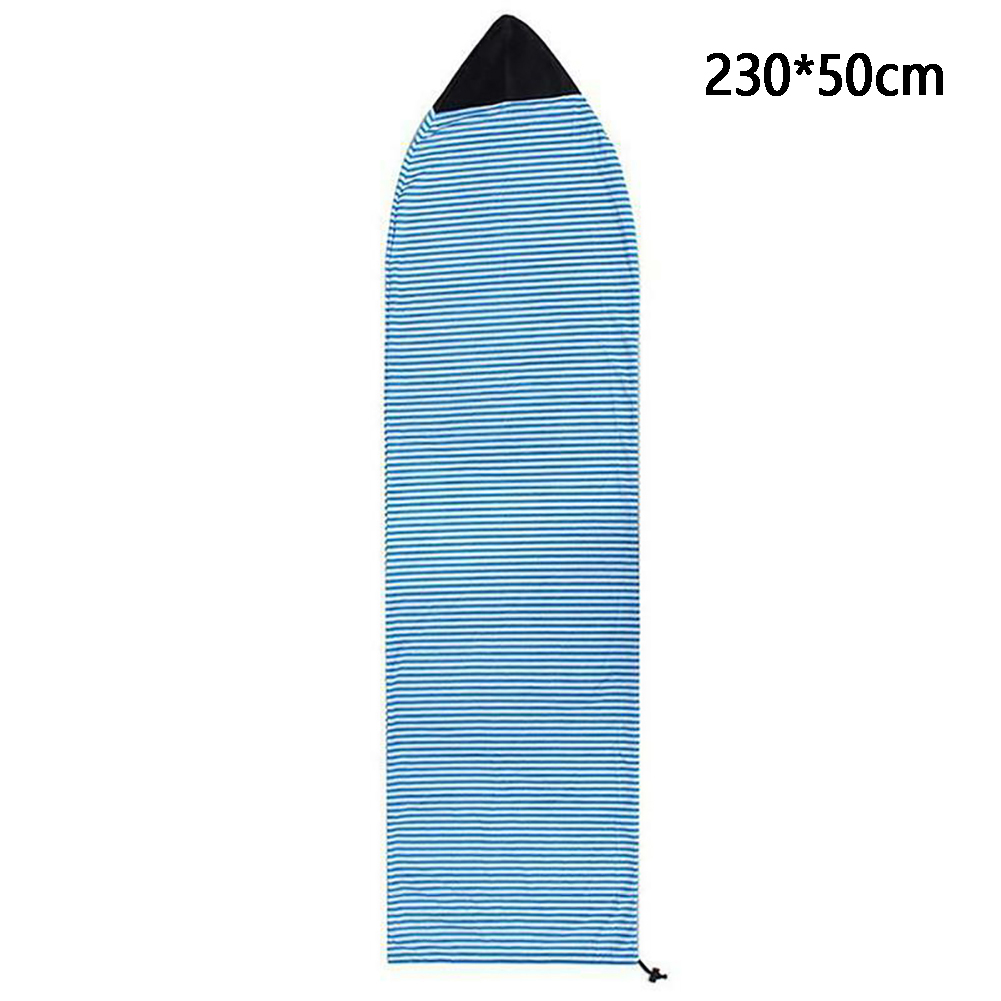 Shortboard Surfboard Cover Stretch Drawstring Protective Bag Soft Quick Dry Storage Surfing Lightweight Accessories Anti Scratch: Blue 230x50cm