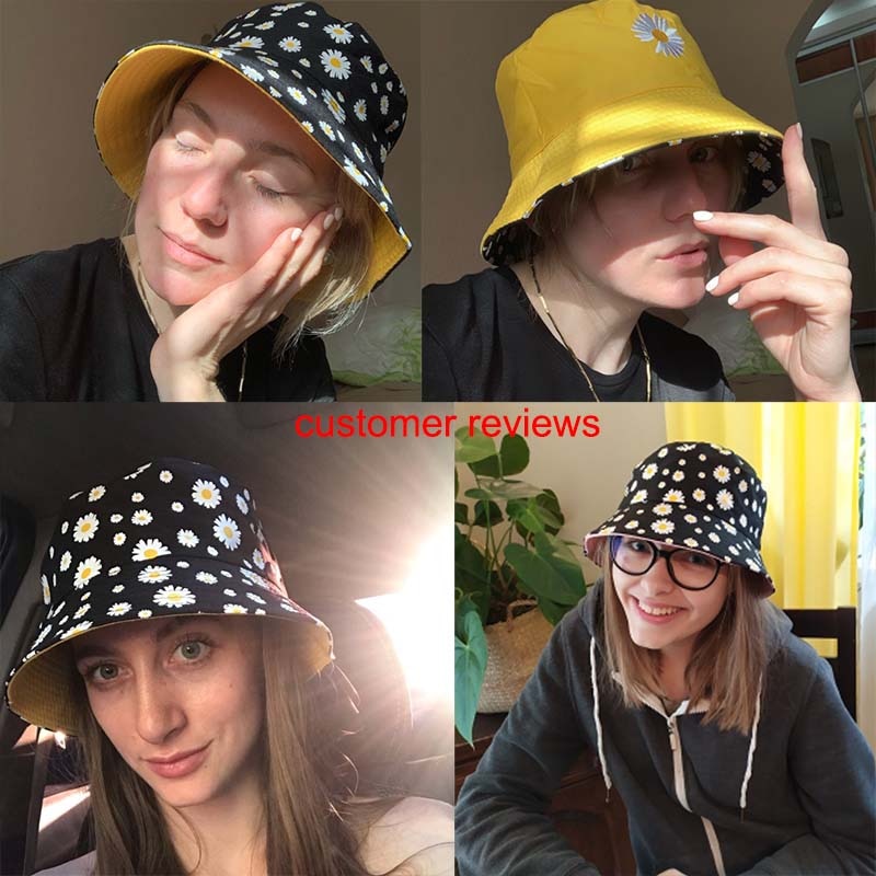 Zomer Bloem Emmer Hoeden Vrouwen Mode Katoen Strand Zon Hoeden Omkeerbaar Bob Chapeau Femme Bloemen Panama Hoed Visser Hoed