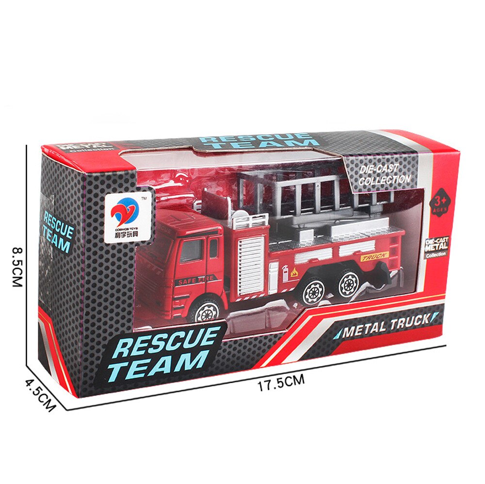 Kids Speelgoed Voor Jongen Techniek Speelgoed Mijnbouw Auto Vrachtwagen Kinderen Fire Rescue Kerstcadeau Juguetes Auto model: A