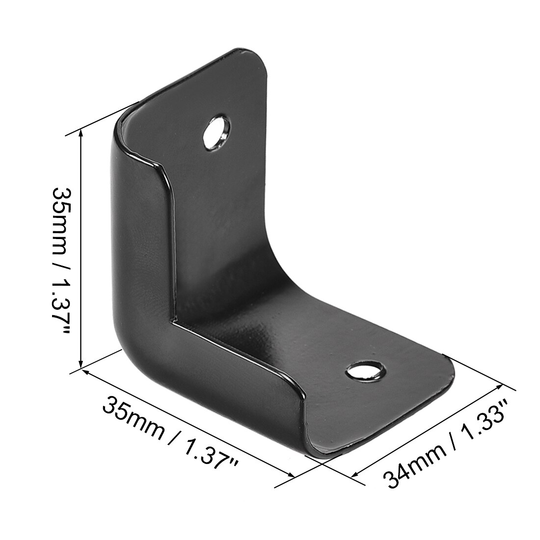 uxcell Speaker Corner Protector Cabinet Edge Corner Guard Wrap Angle Case Metal 8pcs