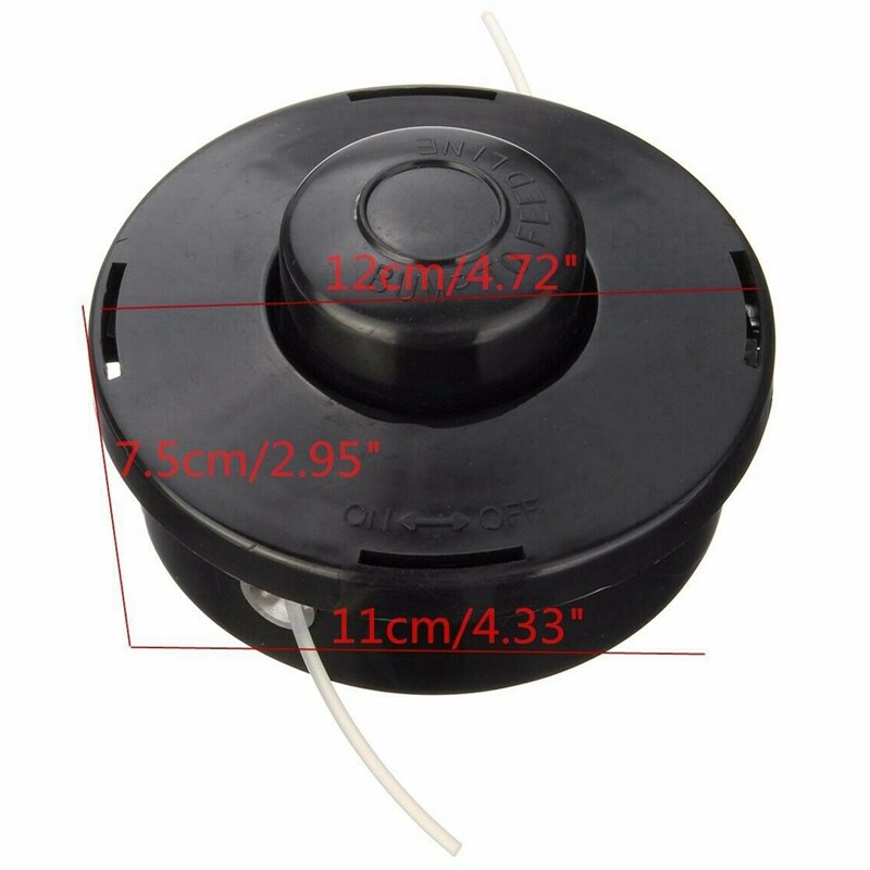 Ersatz Benzin Trimmer Kopf Strimmer stoßen Futter Linie Spule Pinsel Cutter Gras