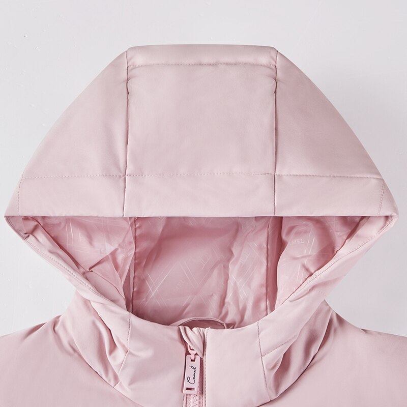 KAMEL Unten Jacke Frauen Herbst Winter Neue Stil Kurze Leichte Stand-hoch Kragen Unten Weste Jacken draussen Wandern kleidung