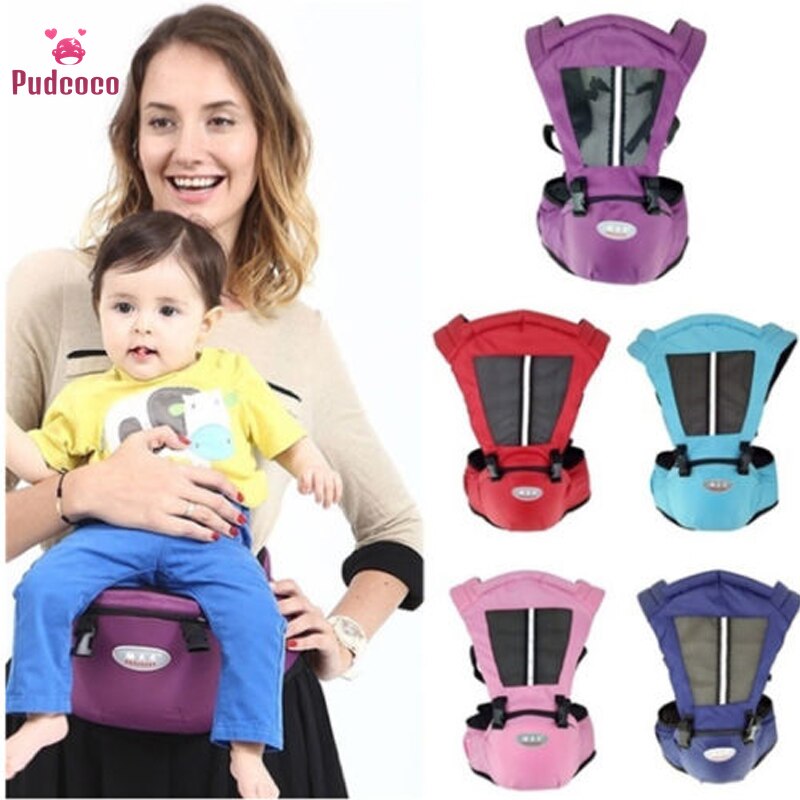 Pudcoco justerbar baby hofte sæde talje bænk skammel rejse småbørn bærer børneholder udendørs aktivitet åndbar ergonomisk