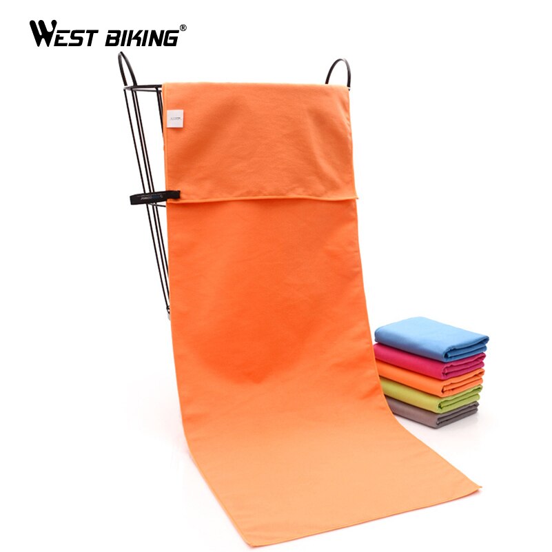 WEST BIKING-Toalla de secado rápido, Toalla de microfibra portátil para viaje, accesorios deportivos para acampada, natación y ciclismo