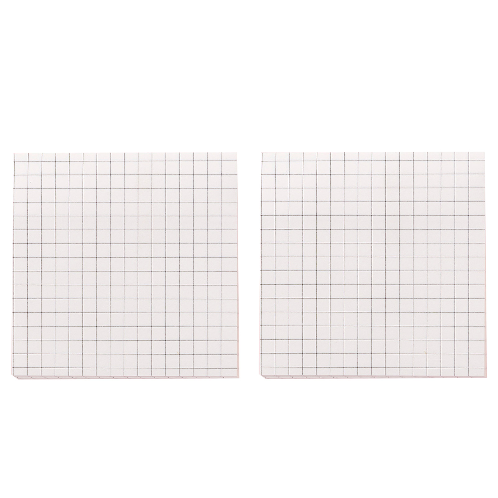 2pcs Daily Notepad DIY Graffiti Memo Pad Grid Paper Convenient Sticky Stationery Office Bookmark Portable School Supplies