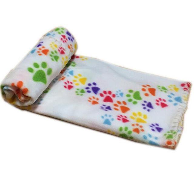 Manta suave para mascotas, perros y gatos, alfombrilla de pata para cama para perro cachorro, colcha, Toalla de baño, Gato, cojín, suministros de limpieza de Ducha: Blanco