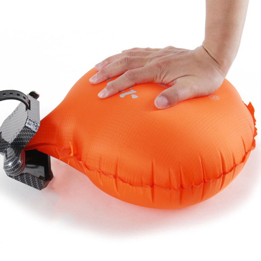 Pulsera antiahogador para nadar, Surf al aire libre, suministros de agua, artefacto de anillo de mano salvavidas, juguetes de verano, juegos de Natación (naranja)