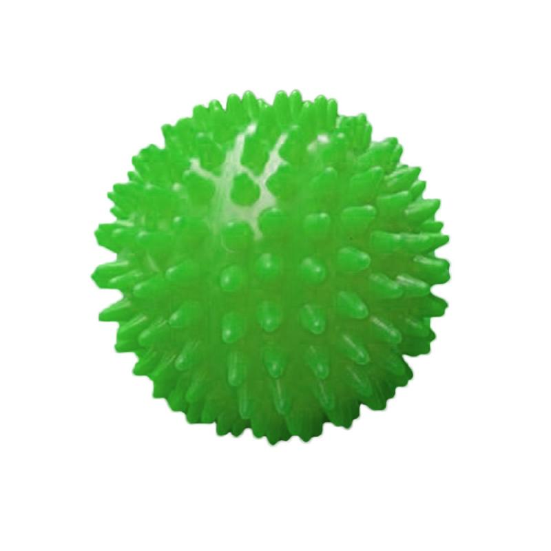 Fitness Balls Durable PVC Spiky Massage Ball Trigger Point Sport Fitness Hand Foot Pain Relief Portable Fitness Equipment: Green