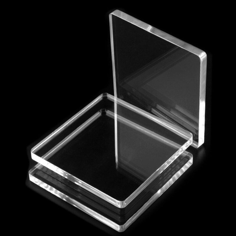 Plexi Glass Clear Plastic Sheet Acrylic Board Polymethyl Methacrylate Transparent Organic Glass Durable Doors and Signage Decor