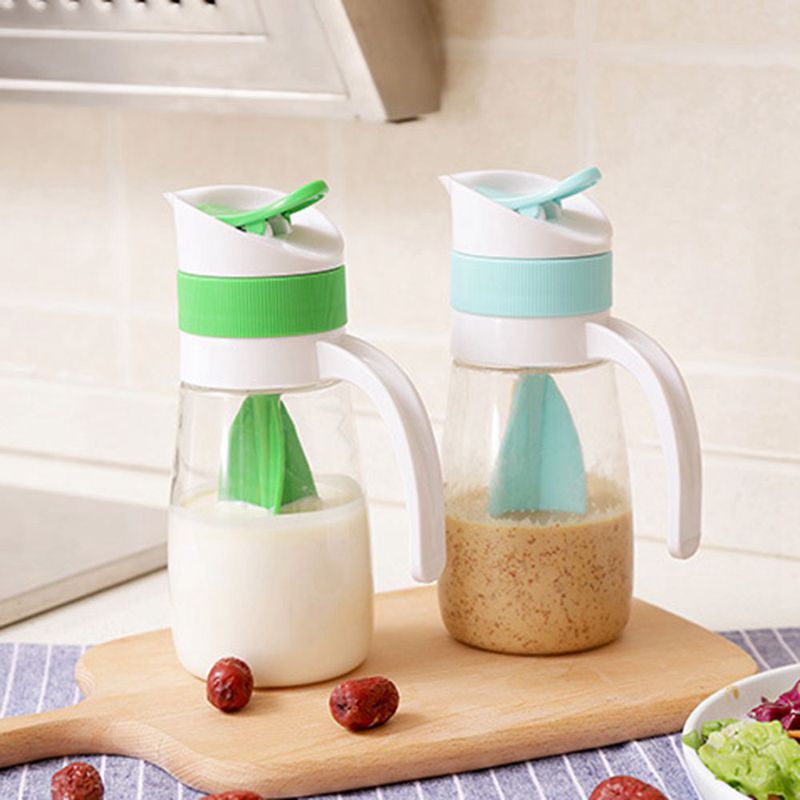 AD-Kreative Salat Saft Manuelle Flasche Obst Salat Rotierenden Dressing Rührgerät hoch Rühren Tasse Trinken Saft Lagerung Flasche Für picknick (