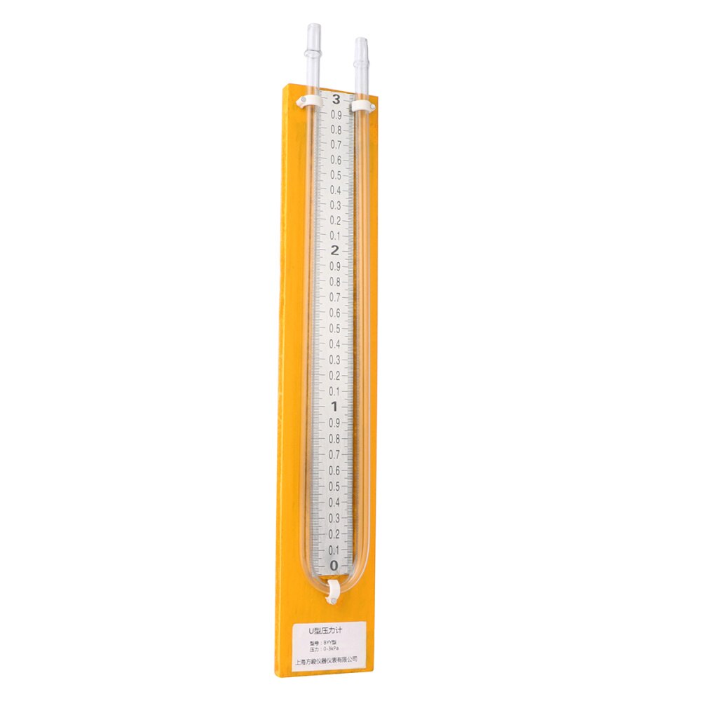 1 Pc Edelstahl U-förmigen Manometer 0-3KPA Differential Manometer Hohe Genauigkeit Druck Sensor Einfach Lesen U-rohr