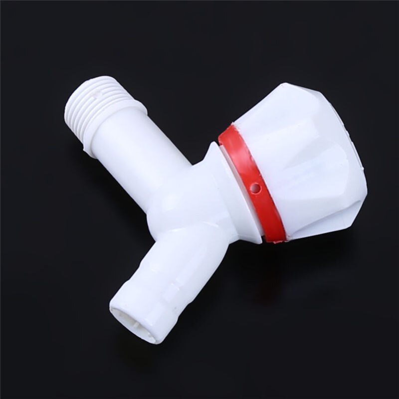 White PP Plastic Washing Machine Tap Fast On Faucet Bibcock Laundry Mop Pool Tap White Plastic Kitchen Faucet