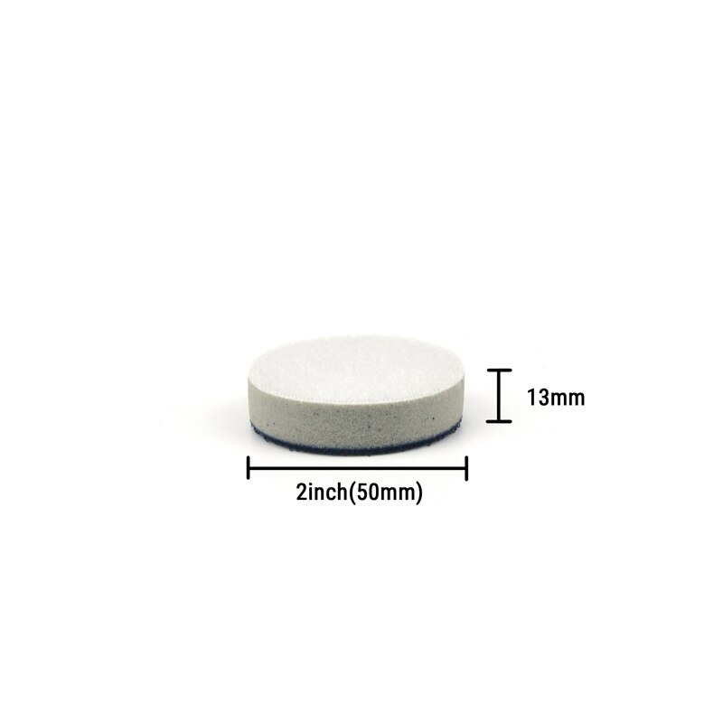 POLIWELL 2PCS 2 Inch Hard Sponge High Density Interface Pad for Hook&Loop Backing Pad Sanding Buffering Pads Surface Protection: Default Title