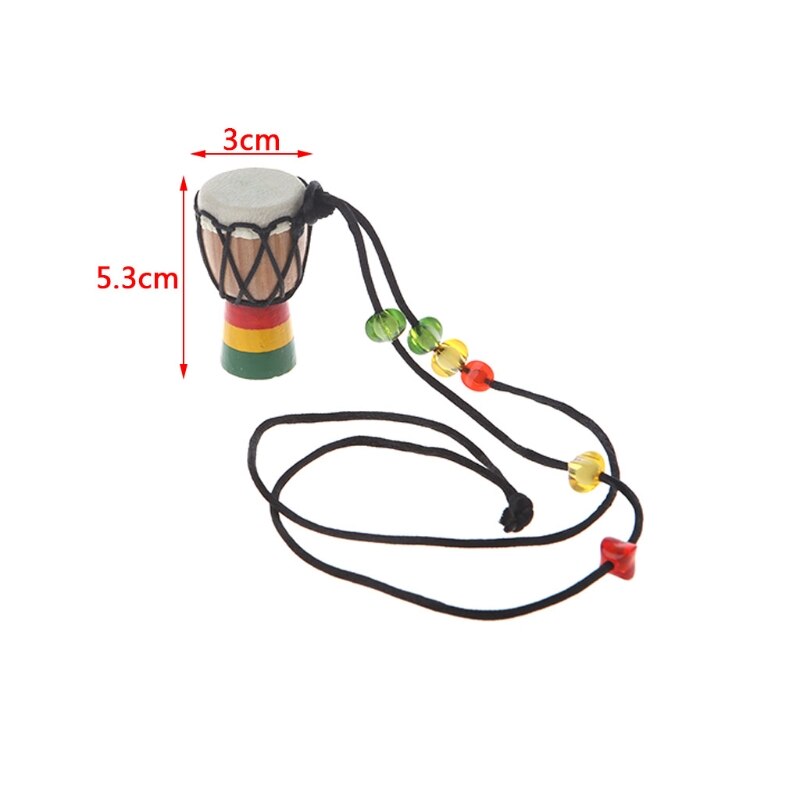 Wooden Classic Jambe Drummer Mini Djembe Percussion African Hand Drum Bongo