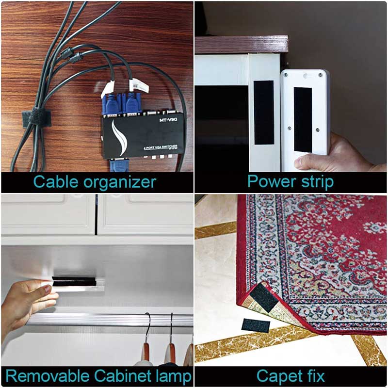 3Meter 16-100Mm Zelfklevende Klittenbandsluiting Tape Nylon Sticker Haak Lus Strips Fastener Met lijm Diy Accessoires