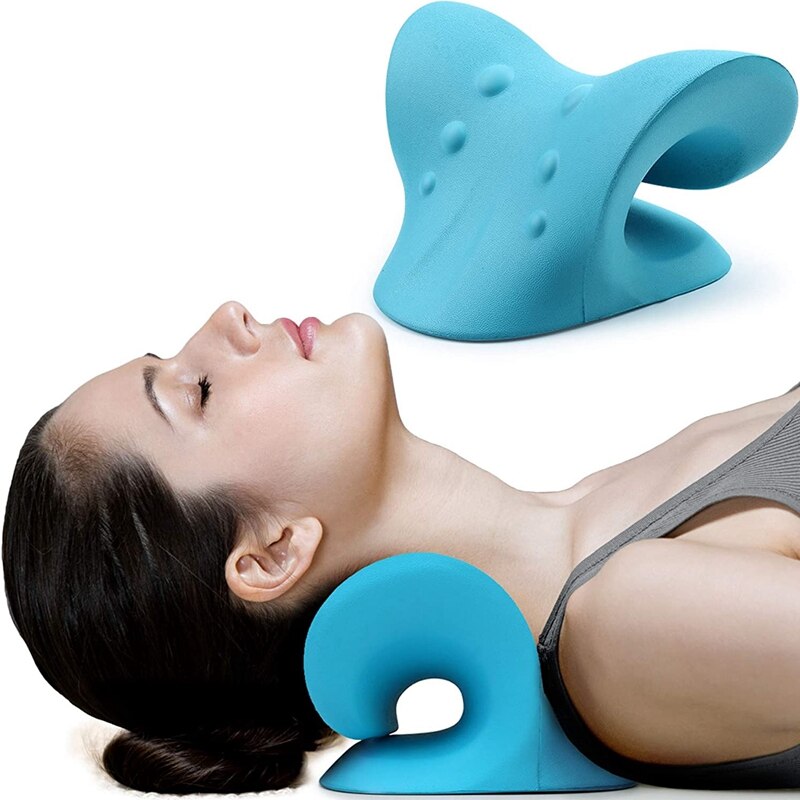 Neck And Shoulder Relaxer Neck Stretcher Neck Stretcher For Relieve TMJ Headache Muscle Tension Spine Alignment