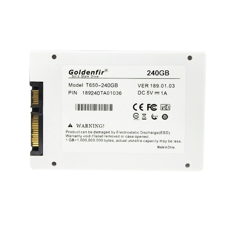 Goldenfir laagste prijs SSD 60GB 32GB 120GB 240GB SSD drive voor laptop 60GB SSD 32GB 16GB 2.5inch Sata2 harde schijf 120GB