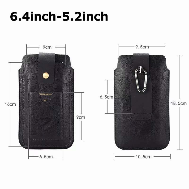 Voor Samsung S20 S21 S10 Note20 Ultra Riemclip Holster Case Voor Mobiele Telefoon Zak Dubbele Laag Riem Tas leather Cover Taille Verpakking