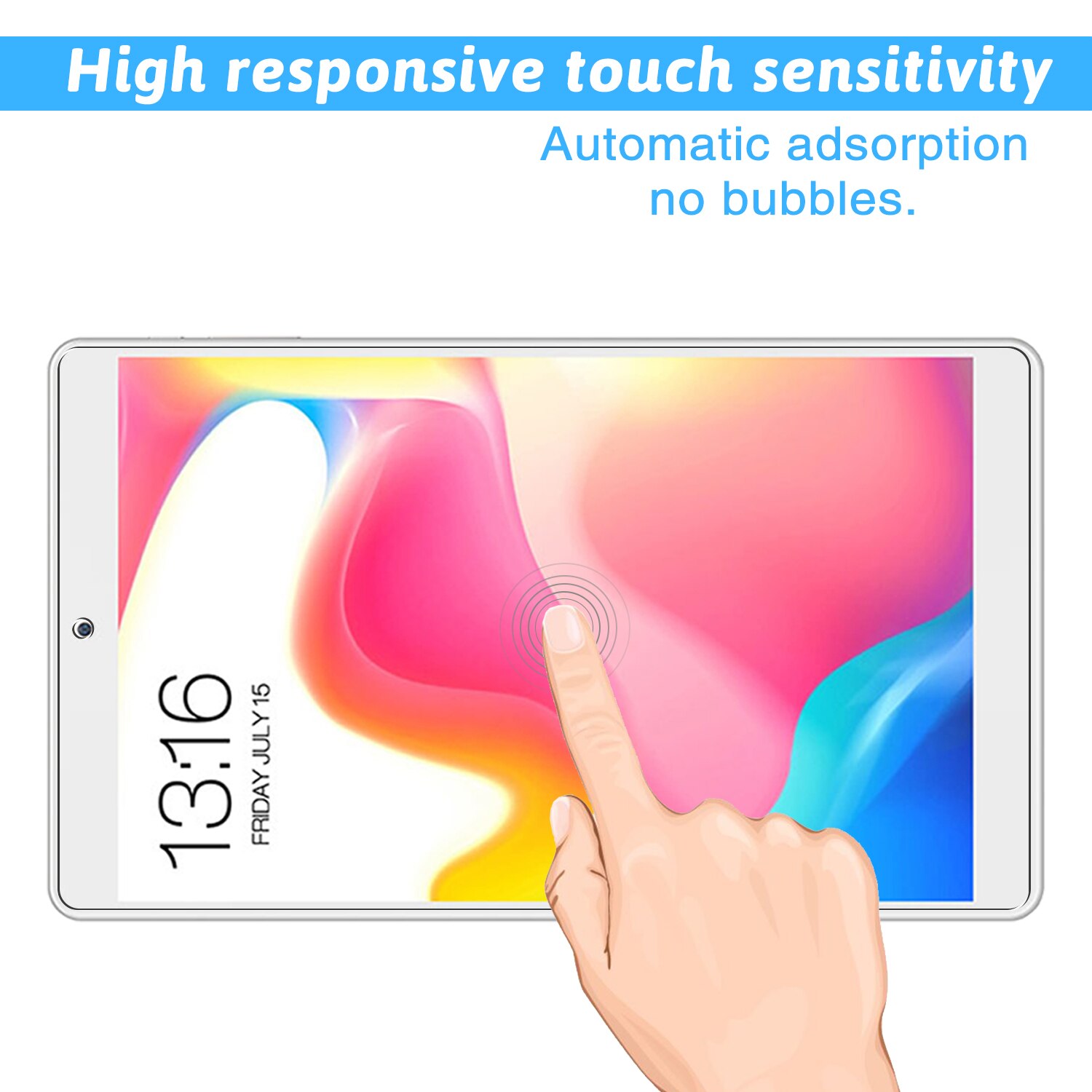 Voor Teclast P80 Pro 8 "Screen Protector, Hd Clear, Anti-Kras, 9H Hardheid Gehard Glas Film