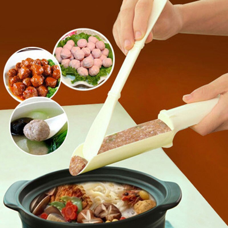 Kitchen DIY Meatball Machine Household Food Tools Fishball Processing Spoon Kitchen Gadgets