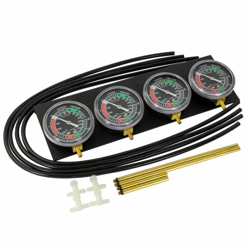 Set Carburetor Vacuum Gauge Carburetor Vacuum Gauge Kit Durable Brand Fuel Vacuum Gauge Balancer