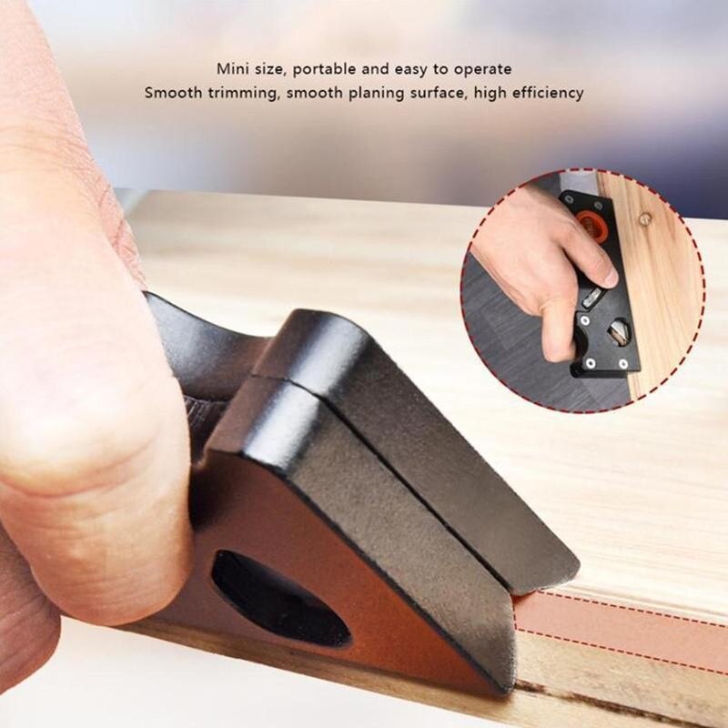 Houtbewerking rand hoek schaaf aluminiumlegering draagbare afschuining schaaf handgereedschap houtbewerking houtbewerking rand hoek schaaf