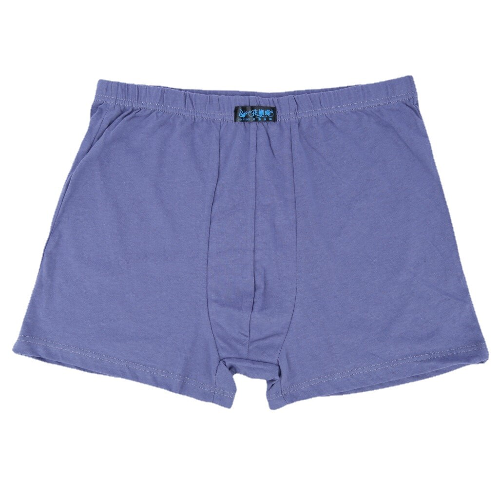 Male middle-aged elderly boxer cotton high waist8X 9X 10XL father underwear old man breathable panties lingerie plus size