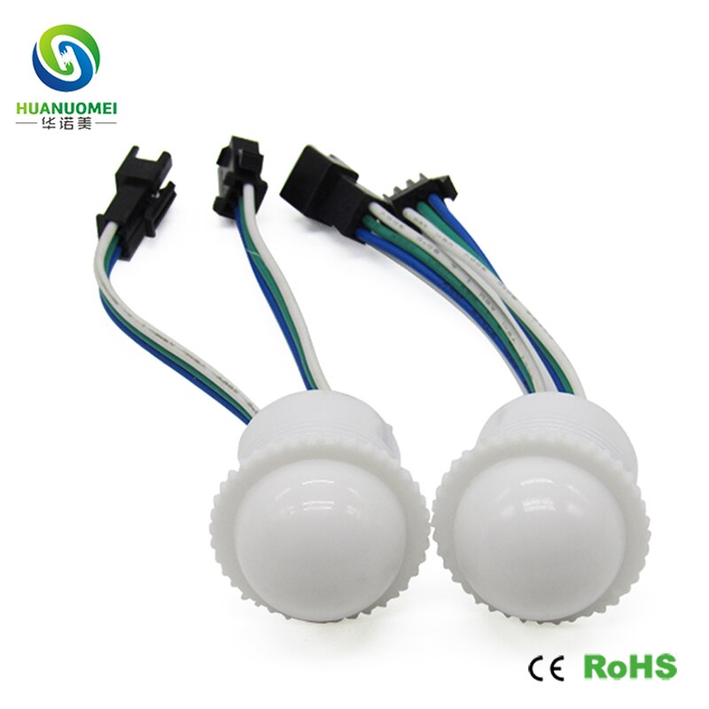Høy lysstyrke 5050 smd 26mm 3 lysdioder  ip65 rgb ledet piksel  ws2811 vanntett ledet modul lys bokstav juledekorasjon digital 12v