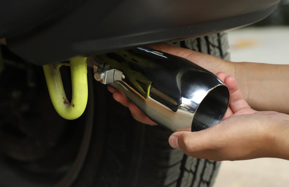 Für Suzuki Jimny 2022 JB64 JB74 Auto Auspuff Endrohren Auspuff Endrohr Auto Außen Zubehör Chrom