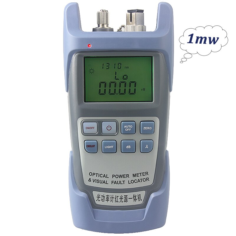 AUA-9A Alle-In-Een Optische Power Meter Met Visual Fault Locator Glasvezel Tester 5Km 10Km 20Km 30Km Vfl 1/10/20/30Mw