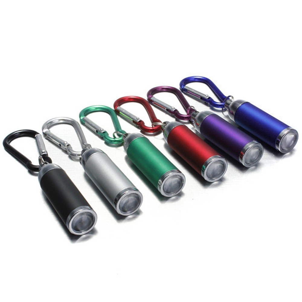 Flashlight To Ultra Bright Mini LED Camping Flashlight Torch Keyring Portable KeyChain Using micro-light Multi-colours Jan9