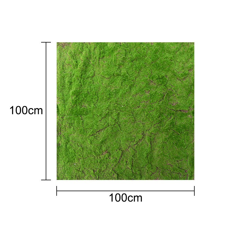 100cm simulering grøn plante væg mos græstørv simulering grøn plante scene vindue display diy mini have mikro øko dekoration